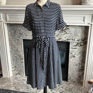 J crew silk shirtdress